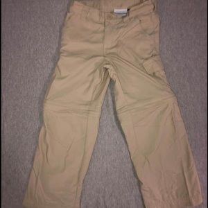 Columbia Pants that convert to shorts